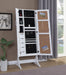 Doyle Jewelry Cheval Mirror with Picture Frames White - Orbit Furniture (Richmond,BC)