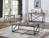 Birdie Rectangular Coffee Table Sonoma Grey - Orbit Furniture (Richmond,BC)