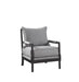 Blanchett Cushion Back Accent Chair Grey and Black - Orbit Furniture (Richmond,BC)