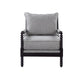 Blanchett Cushion Back Accent Chair Grey and Black - Orbit Furniture (Richmond,BC)