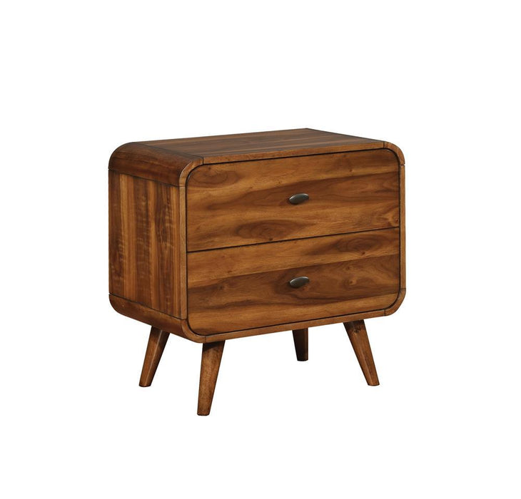 Robyn 2-drawer Nightstand Dark Walnut - Orbit Furniture (Richmond,BC)