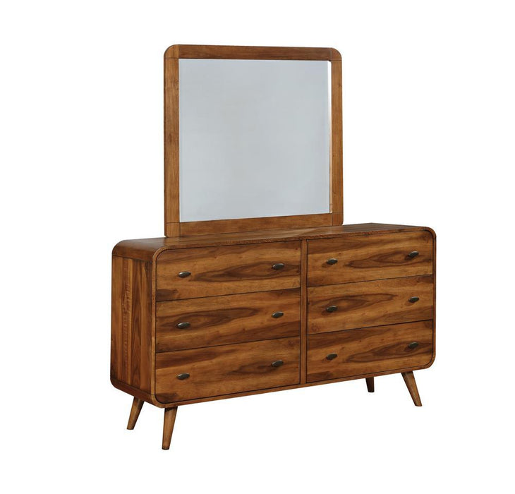 Robyn 6-drawer Dresser Dark Walnut - Orbit Furniture (Richmond,BC)