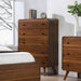 Robyn 5-drawer Chest Dark Walnut - Orbit Furniture (Richmond,BC)