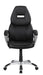 Bruce Adjustable Height Office Chair Black and Silver - Orbit Furniture (Richmond,BC)