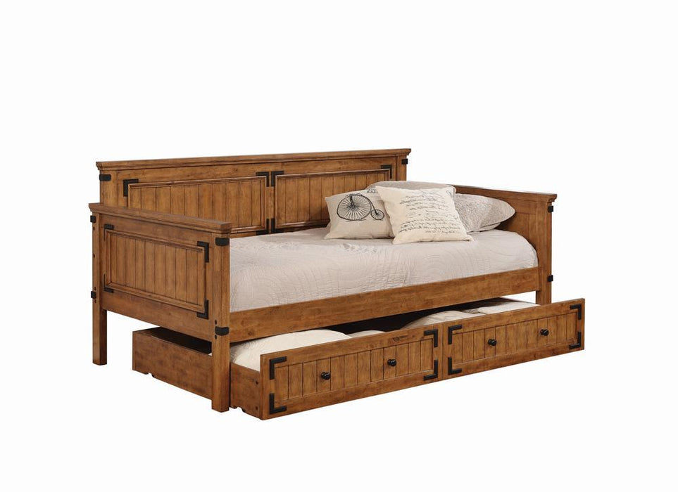 Oakdale Twin Daybed Rustic Honey - Orbit Furniture (Richmond,BC)