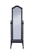 Cabot Rectangular Cheval Mirror with Arched Top Black - Orbit Furniture (Richmond,BC)