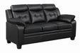 Finley Tufted Upholstered Sofa Black - Orbit Furniture (Richmond,BC)