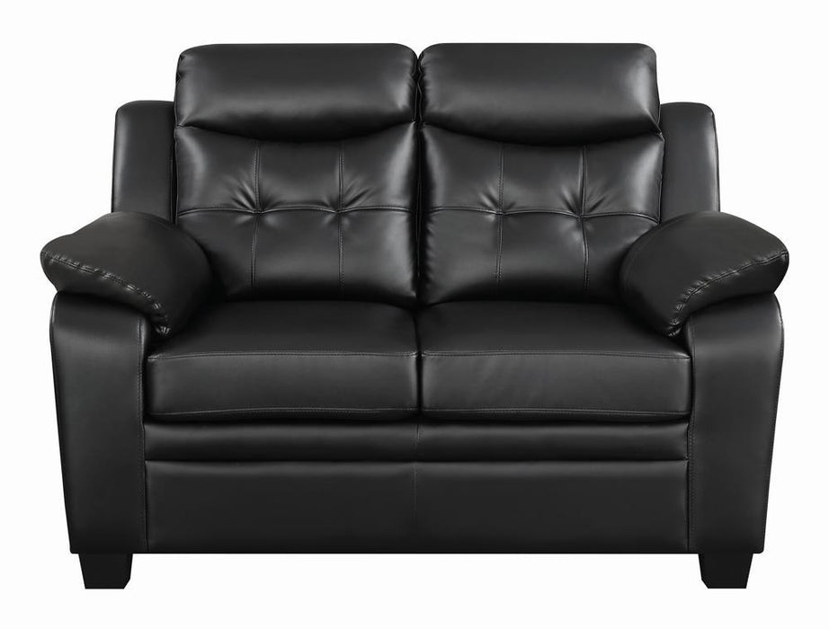 Finley Tufted Upholstered Loveseat Black - Orbit Furniture (Richmond,BC)