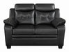Finley Tufted Upholstered Loveseat Black - Orbit Furniture (Richmond,BC)
