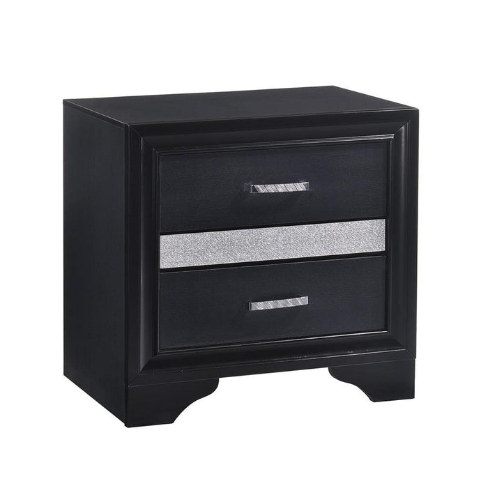 Miranda 2-drawer Nightstand Tray Black - Orbit Furniture (Richmond,BC)