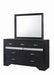 Miranda 7-drawer Dresser Black and Rhinestone - Orbit Furniture (Richmond,BC)