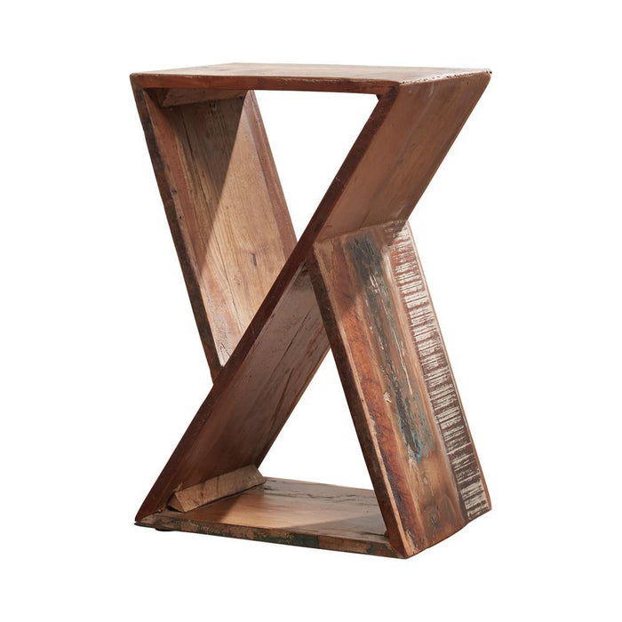 Lily Geometric Accent Table Natural - Orbit Furniture (Richmond,BC)