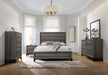 Watson Eastern King & Queen Bed Grey Oak and Black - Orbit Furniture (Richmond,BC)
