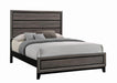 Watson Eastern King & Queen Bed Grey Oak and Black - Orbit Furniture (Richmond,BC)