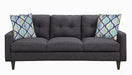 Watsonville Tufted Back Sofa Grey - Orbit Furniture (Richmond,BC)