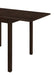 Kelso Rectangular Dining Table with Drop Leaf Cappuccino - Orbit Furniture (Richmond,BC)