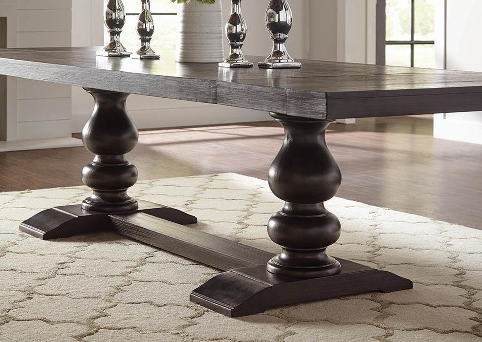 Phelps Rectangular Dining Table Antique Noir - Orbit Furniture (Richmond,BC)