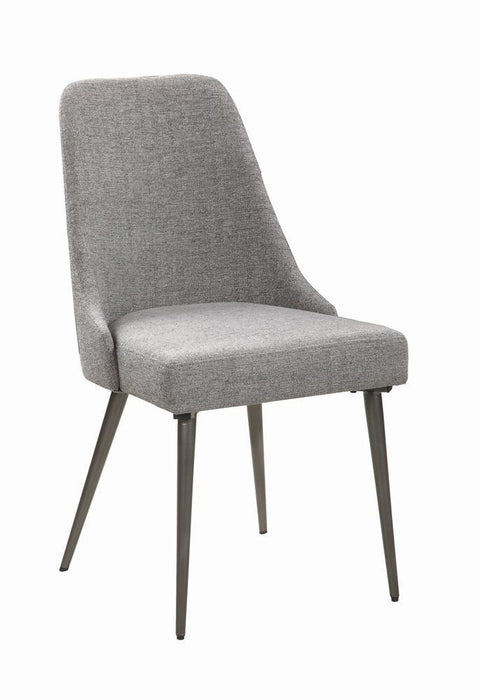 Alan Upholstered Dining Chairs Grey (Set of 2) - Orbit Furniture (Richmond,BC)