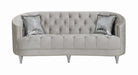 Avonlea Sloped Arm Tufted Sofa Grey - Orbit Furniture (Richmond,BC)