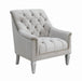 Avonlea Sloped Arm Tufted Chair Grey - Orbit Furniture (Richmond,BC)