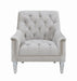 Avonlea Sloped Arm Tufted Chair Grey - Orbit Furniture (Richmond,BC)