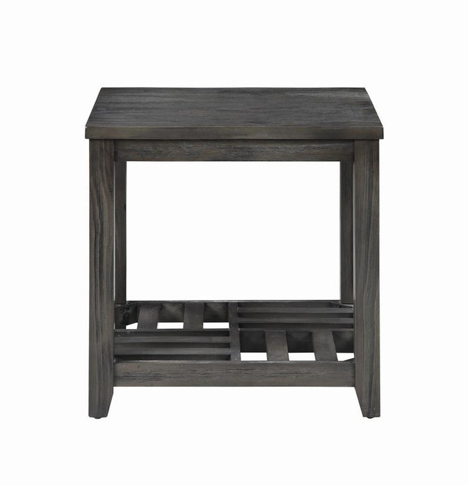 Cliffview 1-shelf Rectangular End Table Grey - Orbit Furniture (Richmond,BC)
