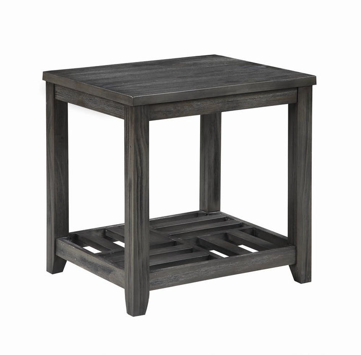 Cliffview 1-shelf Rectangular End Table Grey - Orbit Furniture (Richmond,BC)