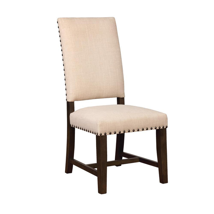 Twain Upholstered Side Chairs Beige (Set of 2) - Orbit Furniture (Richmond,BC)