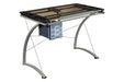 Melo 3-Drawer Drafting Desk Champagne - Orbit Furniture (Richmond,BC)