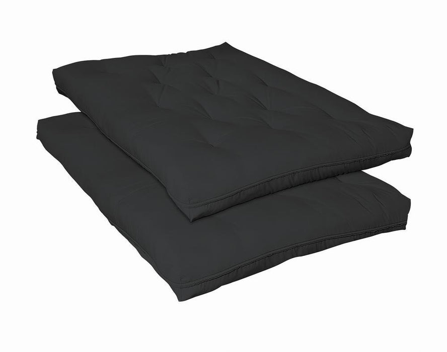 7" Deluxe Futon Pad Black - Orbit Furniture (Richmond,BC)