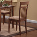 Robles 5-piece Dining Set Chestnut and Tan - Orbit Furniture (Richmond,BC)
