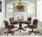Turk Game Chair with Casters Black and Tobacco - Orbit Furniture (Richmond,BC)