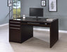Halston 3-drawer Connect-it Office Desk Cappuccino - Orbit Furniture (Richmond,BC)