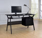 Weaving 2-drawer Computer Desk Black - Orbit Furniture (Richmond,BC)