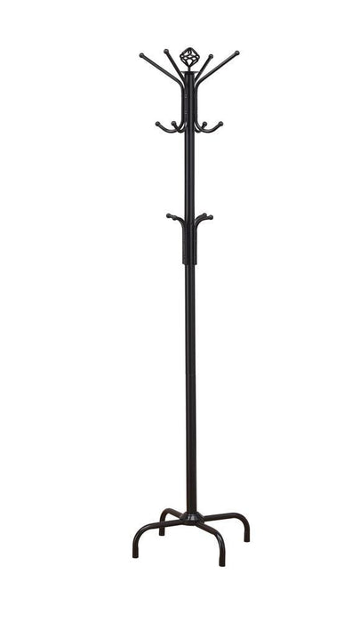 Collier 12-hook Coat Rack Black - Orbit Furniture (Richmond,BC)