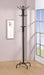 Collier 12-hook Coat Rack Black - Orbit Furniture (Richmond,BC)