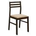 Bucknell 3-piece Dining Set with Drop Leaf Cappuccino and Tan - Orbit Furniture (Richmond,BC)