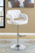 Brandi Adjustable Bar Stool Chrome and White - Orbit Furniture (Richmond,BC)