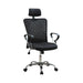 Stark Mesh Back Office Chair Black and Chrome - Orbit Furniture (Richmond,BC)