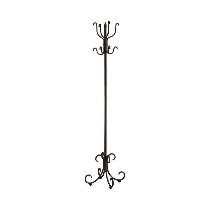 Kiefer Coat Rack with 12 Hooks Black - Orbit Furniture (Richmond,BC)