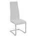 Montclair High Back Dining Chairs Black and Chrome (Set of 4) - Orbit Furniture (Richmond,BC)