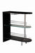 Adolfo 3-tier Bar Table Glossy Black and Clear - Orbit Furniture (Richmond,BC)