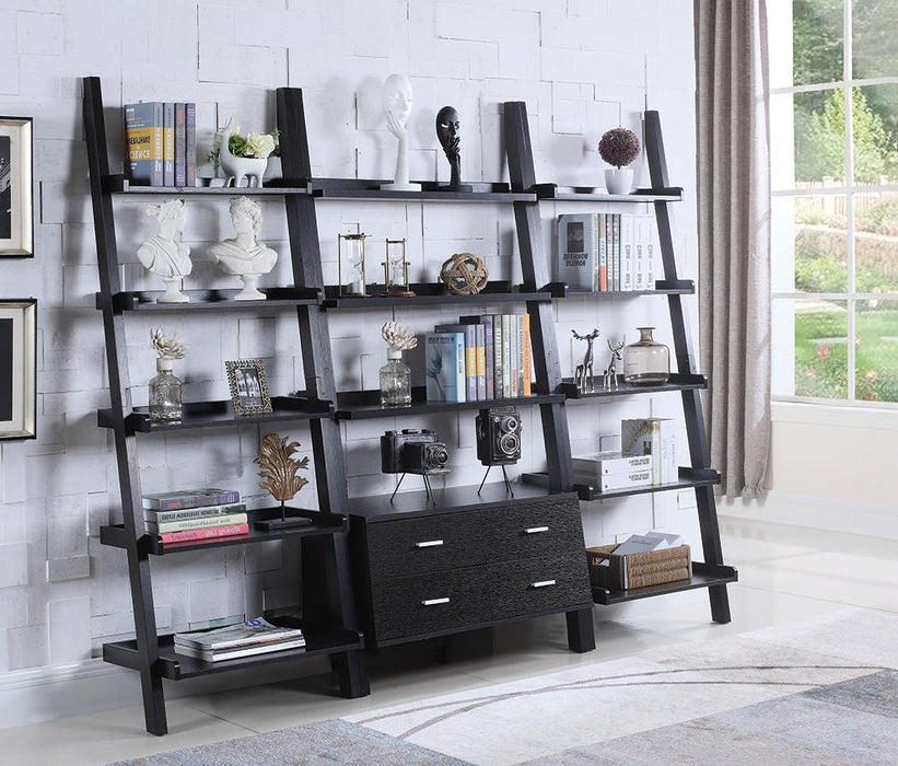 Colella 4-drawer Storage Bookcase Cappuccino - Orbit Furniture (Richmond,BC)
