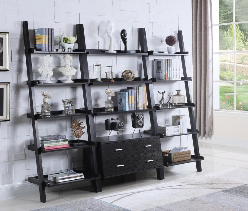 Colella 4-drawer Storage Bookcase Cappuccino - Orbit Furniture (Richmond,BC)