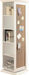 Robinsons Swivel Accent Cabinet with Cork Board White - Orbit Furniture (Richmond,BC)