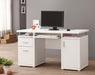 Tracy 2-drawer Computer Desk White - Orbit Furniture (Richmond,BC)