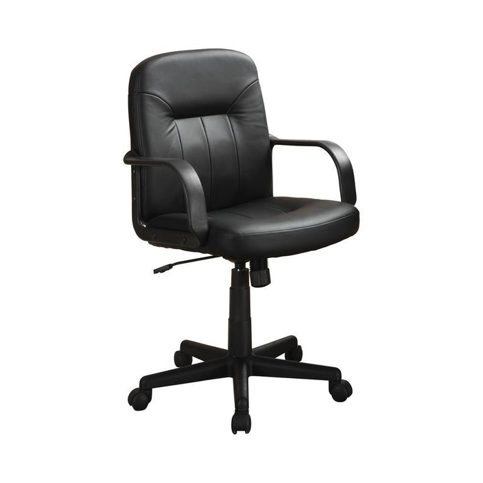 Minato Adjustable Height Office Chair Black - Orbit Furniture (Richmond,BC)