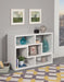 Velma Convertible TV Console and Bookcase White - Orbit Furniture (Richmond,BC)
