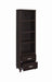 Lewes 2-drawer Media Tower Cappuccino - Orbit Furniture (Richmond,BC)