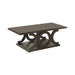 Shelly C-shaped Base Coffee Table Cappuccino - Orbit Furniture (Richmond,BC)